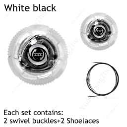 1Pair New Automatic Laces Sneakers Swivel Buckle Shoelaces Without ties Adults Kids Lazy No Tie Shoe laces Shoe Accessories