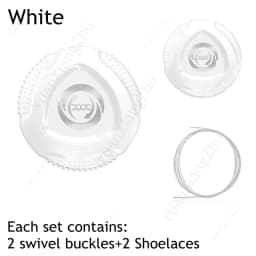 1Pair New Automatic Laces Sneakers Swivel Buckle Shoelaces Without ties Adults Kids Lazy No Tie Shoe laces Shoe Accessories