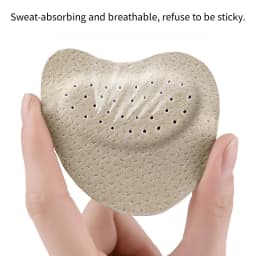 Heels Feet Pads Comfortable leather insoles Half Insoles Women Shoes Pads Foot Care Products Sandals Forefoot Non-slip Cushion