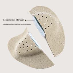 Heels Feet Pads Comfortable leather insoles Half Insoles Women Shoes Pads Foot Care Products Sandals Forefoot Non-slip Cushion
