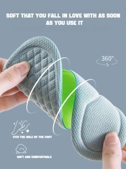 Arch Support Insoles for Feet Memory Foam Non Slip Shoe Pads Plantar Fasciitis Relief Orthopedic Shoes Insole Comfort Inserts