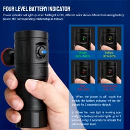 Trustfire DF35 Diving Torch Professional 2350Lumen High power 32650 Battery Led RED UV Underwater Lantern Scuba Cave Dive Canera