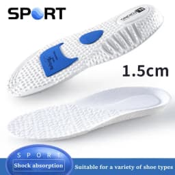 1Pair EVA Sports Shock Absorption Shoes Insole for Feet Height Increase Insoles Men Women Arch Support Orthopedic Shoe Pads