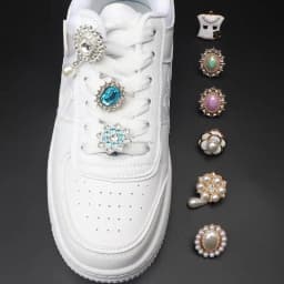 New Rhinestone Pearls Shoe Charms beauty perfume Sneaker Charms Girl Gift Shoe decoration DIY Shoelaces Buckles shoes accesories