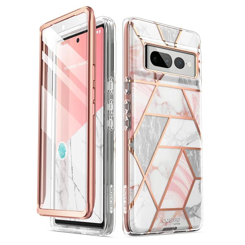 For Google Pixel 7 Pro Case (2022 Release) I-BLASON Cosmo Slim Full-Body Stylish Protective Case With Built-in Screen Protector