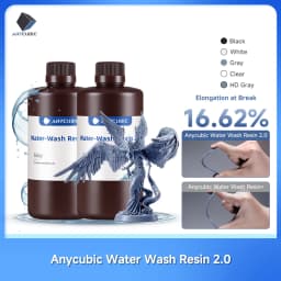 Anycubic Water-Wash Resin 3D Printers Resin Water-Washable 365-405nm for LCD DLP Photon M3 Plus Max 7K mono 6K Printing