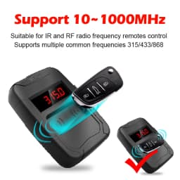 WOYO 10-1000MHZ Digital Frequency Counter Car Key 315, 434 Frequency Tester Door Remote Frequency Meter Remote Control Copier