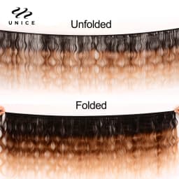 UNICE HAIR Ombre Hair Bundles Brazilian Body Wave 3 Bundles 100% Human Hair Weaves Remy Hair Extension 16-26inch Free Shipping