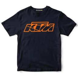KTM Racing Men's T-shirt, Motorcycle Fan Short-Sleeve Summer Casual Breathable Pure Cotton T-shirt