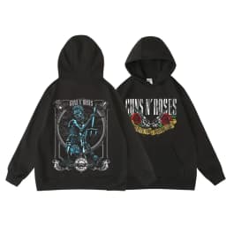 New Guns N' Roses Men's Winter/autumn Pullover Hooded Sweatshirt for Men - Rock Music Roses Band