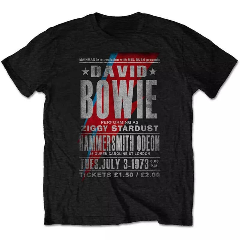 David Bowie Men's T-shirt Is A Vintage Casual T-shirt and Luxury Band Brand for Both Men and Women Top 2026 Band