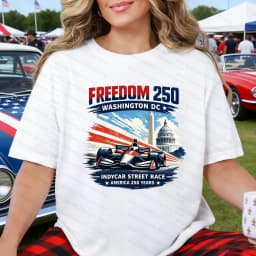 2026 Freedom 250 Washington Indycar Race Shirt America 250th Anniversary Apparel Men's Shirts Woman YK2 T-Shirts Casual T-Shirt