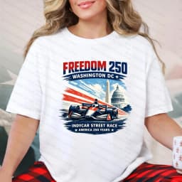 2026 Freedom 250 Washington Indycar Race Shirt America 250th Anniversary Apparel Men's Shirts Woman YK2 T-Shirts Casual T-Shirt
