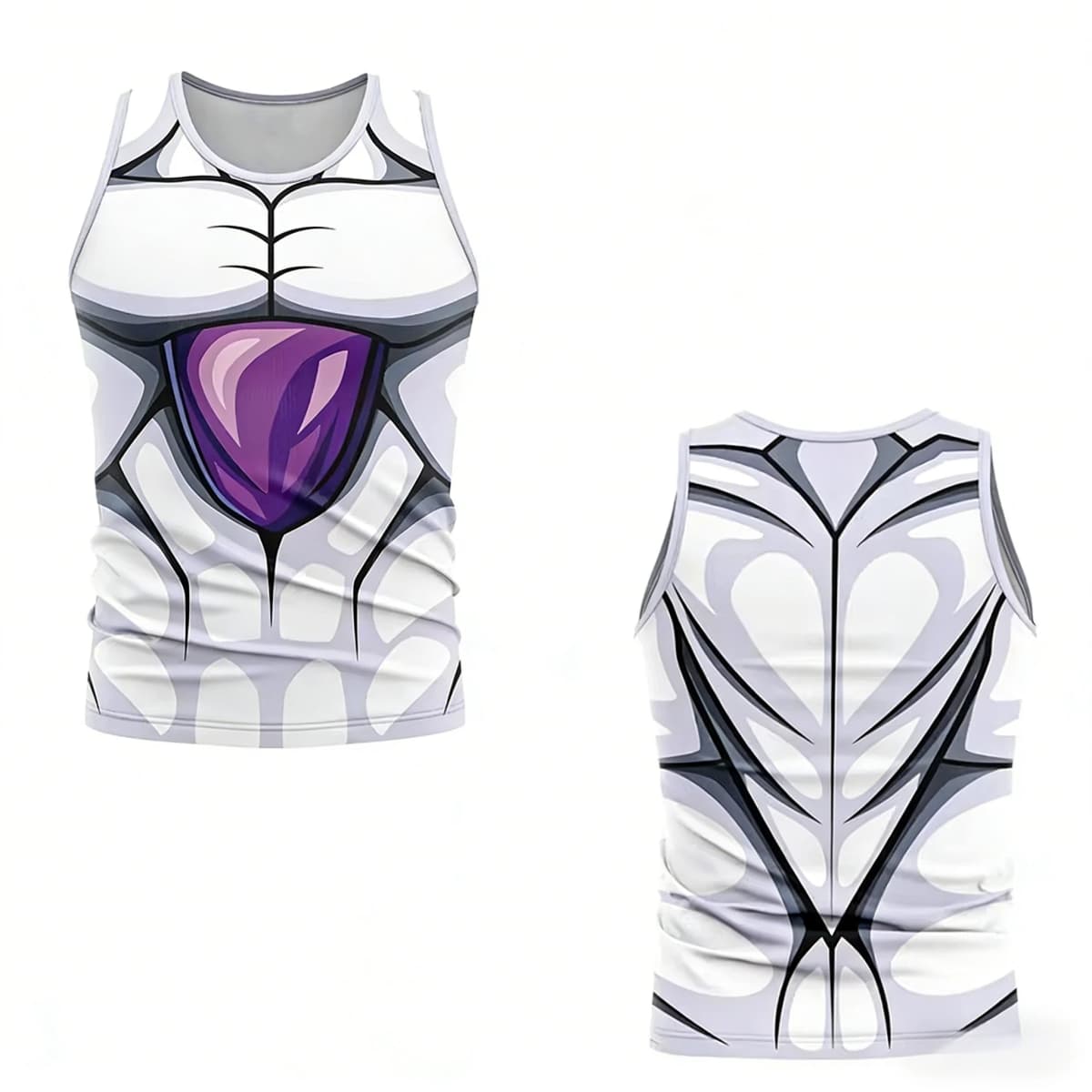 2026 Summer Dragon Ball Retro Fitness Vest Men's Oversized 3D Printed Vest Family Unisex Children's Sports Shirt