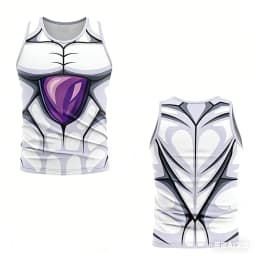 2026 Summer Dragon Ball Retro Fitness Vest Men's Oversized 3D Printed Vest Family Unisex Children's Sports Shirt