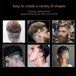 Kemei KM-1986 Gold Or Sliver Hair Trimmer For Men Trimmer Professional Clippers Electric USB Rechargeable Hair Cutting Machine