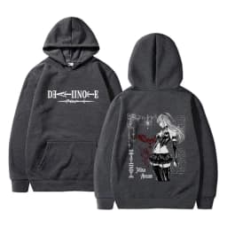 Hot Anime Death Note Misa Merch Hoodie Men Women Casual Oversized Pullover Hoodies Men's 90s Vintage Manga Hooded Sweatshirt