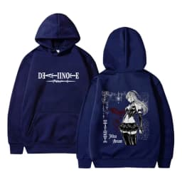 Hot Anime Death Note Misa Merch Hoodie Men Women Casual Oversized Pullover Hoodies Men's 90s Vintage Manga Hooded Sweatshirt