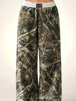 Ladies' Casual Camouflage Printed Wide-Leg Pants Are Comfortable to Wear and Suitable for Daily Travel