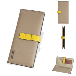 Baellerry Women's Fashion Short Wallet Premium PU Leather with Cell Phone Pocket And Zipper Card Holders