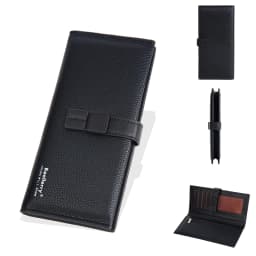 Baellerry Women's Fashion Short Wallet Premium PU Leather with Cell Phone Pocket And Zipper Card Holders