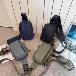New Chest Bag for Men and Women's Leisure, Fitness, Sports, Crossbody Bag, Chest Bag, Casual Men's Bag, Large Capacity Bag Trend