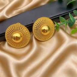 Ethiopian 24k Plated Gold 6PCS Jewelry Set For Woman's African Indian Big Pendant Necklace Wedding Engagement Gifts