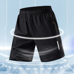 New Men's Plus Size Casual Sports Shorts Summer Quick Dry Breathable Drawstring 5-Inch Athletic Shorts for Running Gym Workout