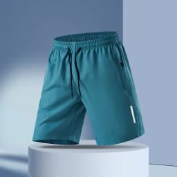 New Men's Plus Size Casual Sports Shorts Summer Quick Dry Breathable Drawstring 5-Inch Athletic Shorts for Running Gym Workout