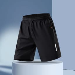 New Men's Plus Size Casual Sports Shorts Summer Quick Dry Breathable Drawstring 5-Inch Athletic Shorts for Running Gym Workout