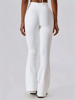 Flare Leggings Yoga Pant For Women High Waist Bare Feel Wide Leg Pant Gym Workout Fitness Flared Sweatpants Latin Dance Trousers