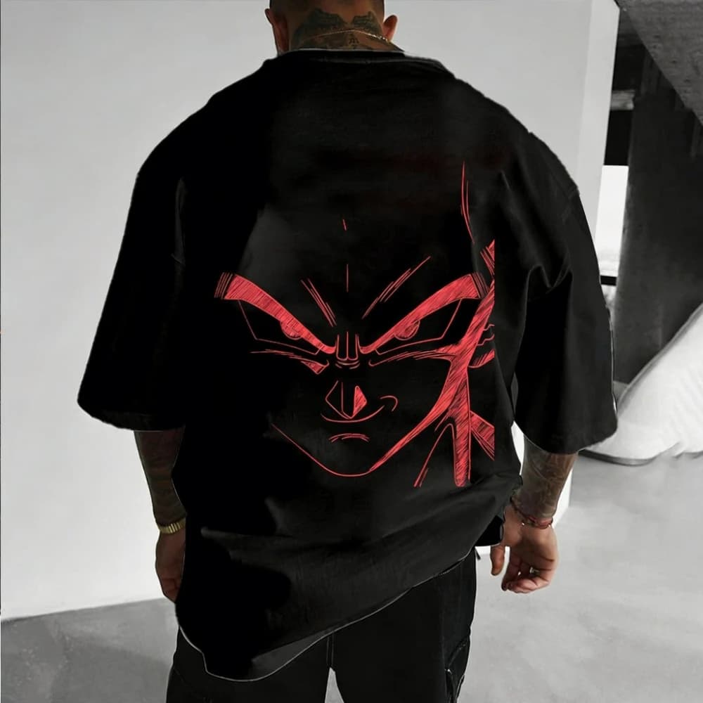 Dragon Ball Z Men's and Women's T-Shirts Vegeta Anime Tee Summer Men's and Women's Short Sleeves T-shirts 2026 New Summer