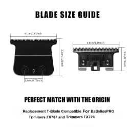 FX707 Professional Replacement Blade Fits For Babyliss All FX787 and FX726 Hair Cutter Machine Barber Trimmer Clipper Blade