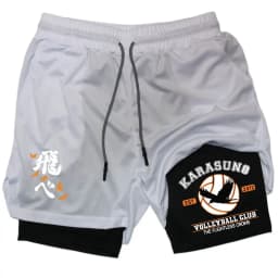 Anime Volleyball Shorts Quick-Drying Fitness High-Performance Shorts Men Sports Exercise Training Bodybuilding Gym Shorts M-3XL