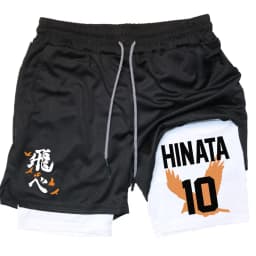 Anime Volleyball Shorts Quick-Drying Fitness High-Performance Shorts Men Sports Exercise Training Bodybuilding Gym Shorts M-3XL