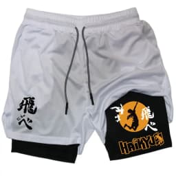 Anime Volleyball Shorts Quick-Drying Fitness High-Performance Shorts Men Sports Exercise Training Bodybuilding Gym Shorts M-3XL