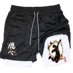 Anime Volleyball Shorts Quick-Drying Fitness High-Performance Shorts Men Sports Exercise Training Bodybuilding Gym Shorts M-3XL