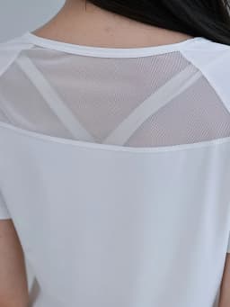 2026 New Summer Back Mesh Fitness Short Sleeve Outdoor Running Breathable Quick-Dry Sports T-Shirt Women