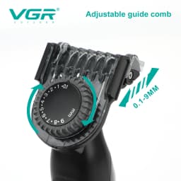 VGR new hair remover 3-in-1 hair trimming set gradient color household shaver IPX6 waterproof intelligent digital shaver V-361