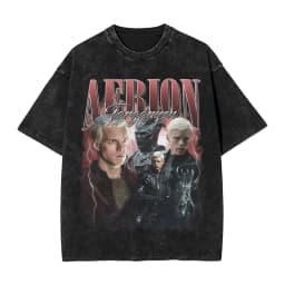 Aerion Targaryen  T-Shirt for Men Valarr Targarye Novelty Pure Cotton Tee Shirt Round Neck Short Sleeve T Shirt Graphic Clothing