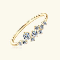 925 Sterling Silver Ring Moissanite Sterling Silver Wedding Engagement Finger Rings Fashion Band For Women Fine Jewelry