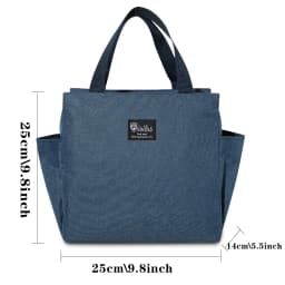 1PCs Fresh Cooler Bags Waterproof Nylon Portable Zipper Thermal Oxford Lunch Bags for Women Convenient Lunch Box Tote Food Bags