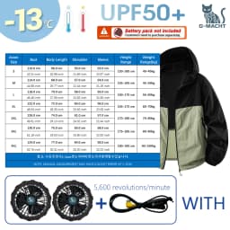 Couple Summer Cooling Fan Vest, Breathable Heat-Resistant Air Conditioned Sleeveless Workwear for Outdoor Use(Not Power)