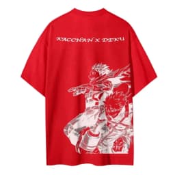 2026 New Hot My Hero Academia Kacchan X Deku Summer Men's pure Cotton T Shirt Unisex Anime Casual Short Sleeve Tops for Fans