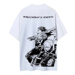 2026 New Hot My Hero Academia Kacchan X Deku Summer Men's pure Cotton T Shirt Unisex Anime Casual Short Sleeve Tops for Fans