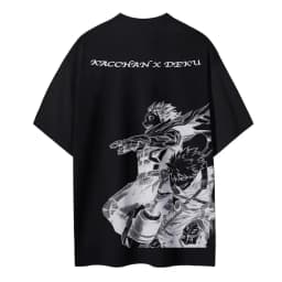2026 New Hot My Hero Academia Kacchan X Deku Summer Men's pure Cotton T Shirt Unisex Anime Casual Short Sleeve Tops for Fans