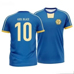 Vintage Jersey Inazuma Eleven Kaio Cosplay Anime T-shirt 3D Print Kid Football Team Uniform Summer Men Women Sport Soccer Top