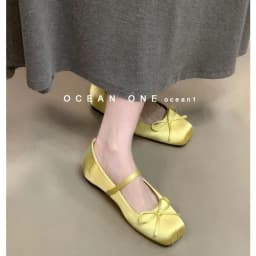 2026 Summer New Ballet Flats Women Bowknot Loafers Ladies Shallow Daily Shoes Comfort Woman Flattie Slip on Shoes 45346
