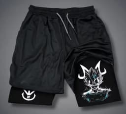 2026 Dragon Ball 3D Print Double Layer Shorts Anime Collectibles S-2XL Stylish Goku Vegeta Daily Wear Bottoms