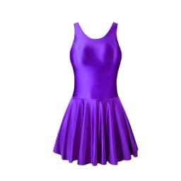 Women Dress Glossy Stretchy Sleeveless Pink Tank Dresses Solid Athletic Tennis Dress Black Swimwear Beachr Nightgown Pajamas